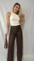 CALÇA WIDE LEG COURO SINTÉTICO DENVER na internet