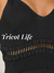 Vestido Las Vegas Tricot Babados - loja online