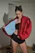 Campera Rib cherry - comprar online