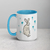 Ghost Bunny - Mug with Color Inside - buy online