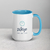 Ghost Bunny - Mug with Color Inside on internet