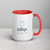 Ghost Bunny - Mug with Color Inside - Silkye