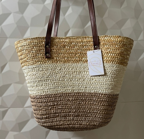 Bolsa de Palha Bege