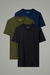 Kit 3 Ultra Tech T-shirt Preta, Oliva e Blue Navy - comprar online