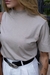 Tshirt Gola Alta Bege Naturally - comprar online