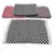 03 Tapetes Para Banheiro Toalha De Piso Chão 60 X 42 Xadrez - comprar online