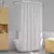 Imagem do Cortina Box Para Banheiro Sem Visor Antimofo Liso Proteção e Estilo