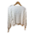 Blusa Mullet em ponto laka com gola canoa e mangas de cava quadrada Biamar