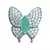 CHARM BORBOLETA ZIRCÔNIA - Brincos, Anéis, Colares e Pulseiras em Ouro 18k e Ródio | LUN Semijoias