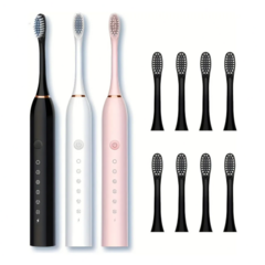 Cepillo De Dientes Electrico Higienico Usb Con 6 Modos - Clickeando Argentina