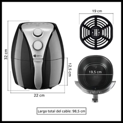 Freidora de aire 3.2L en internet