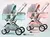 Carrinho de bebê EG256, carrinho reclinável bidirecional, multifuncional - SHOP ONLINE 24H