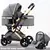 Carrinho de bebê EG256, carrinho reclinável bidirecional, multifuncional - comprar online