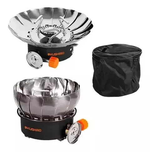 ANAFE PORTÁTIL A GAS BUTANO CON PROTECCION CONTRA EL VIENTO