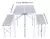 SET DE CAMPING PLEGABLE 2 BANCOS en internet