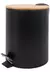 CESTO DE ACERO CON TAPA DE BAMBU 5 L - comprar online