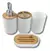 SET DE ACCESORIOS DE APOYO PARA BAÑO TESHIO - comprar online