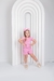 Conjunto básico canelado rosa - comprar online