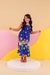 Vestido Elastex longo azul - comprar online