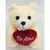 Oso con corazón en internet