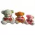 Oso con dos corazones y moño - comprar online