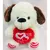 PERRO CON CORAZON PATA A RAYAS - Peluches Dulzura