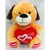 PERRO CON CORAZON PATA A RAYAS - comprar online