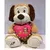 PERRO TIGRE Y JIRAFA CON CORAZON - comprar online