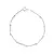 Pulseira Feminina Grumet em Prata 925 – 1mm, 18cm com Bola - comprar online