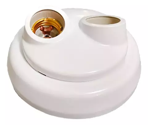 Plafon Red PVC Branco Duplo E-27