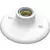 Plafon Redondo PVC Branco E-27