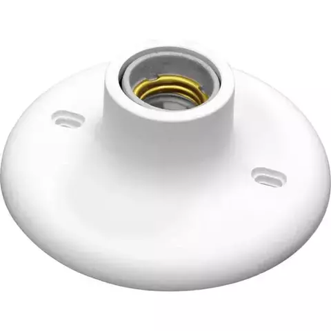 Plafon Redondo PVC Branco E-27