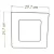 Luminária de Led de Embutir Quadrado 25W 6500K Luz Branca Fria -Led Bee na internet