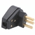 Plugue angular 2p + T 20A/250v Preto - TRAMONTINA
