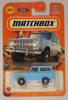 Matchbox Ford Bronco 1970 Lançamento Linha 2024 29/100 1/64 - comprar online