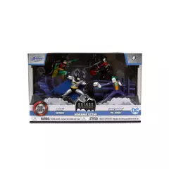 Kit mini bonecos Nano 4 cms Batman Jada Metal Figs Diorama - Hobby Motor