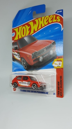 Carrinho Hot Wheels Honda Civic Custom 73 Personnalisé 6 cms - loja online