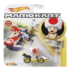 Hot Wheels Premium Mario Kart Toad Standard Kart 1:64 7cms - Hobby Motor