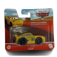 Miniatura Cruz Ramirez Dinoco Temático Cars Disney 6 cm 1:55