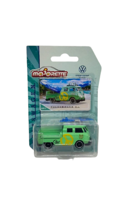 Miniatura Premium Majorette VW Kombi Cabine Dupla Ride In