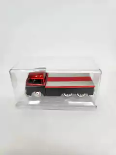 Imagem do Caixa Acrilica Premium Hot Wheels Base Transparente Esc 1:64