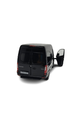 Miniatura Van Mercedez Benz Sprinter Kinsmart 1/48 Preta na internet