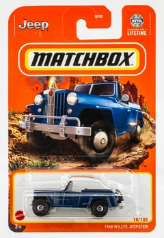 Matchbox Jeep Willys Jeepster 1968 Linha 2024 10/100 7 cms - comprar online