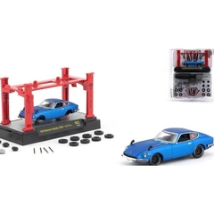 Miniatura Premium M2 Nissan Fairlady + Kit Rodas e Elevador - Hobby Motor