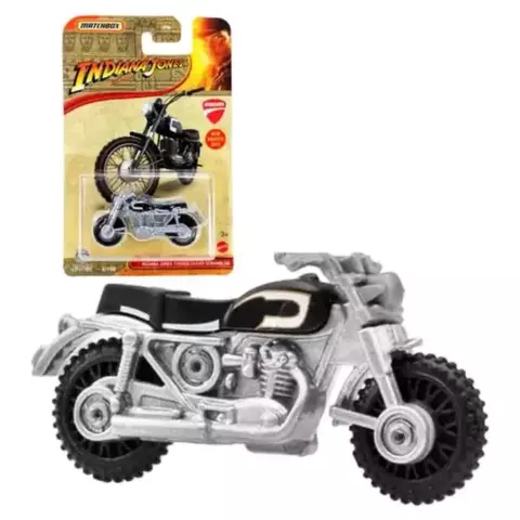 Matchbox Temático Indiana Jones Moto Ducati Scrambler 2024