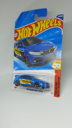 Carrinho Hot Wheels Honda Civic Type R 2018 G10 7 cms Metal - loja online