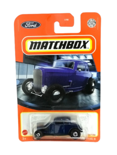 Miniatura Matchbox Ford Coupe Model B 1932 Azul Escuro