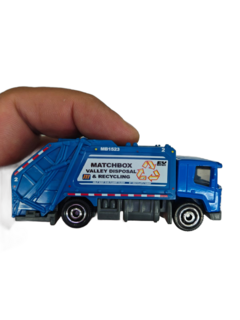 Carrinho Matchbox Caminhão de Lixo MBX Ev Trash Truck Metal na internet