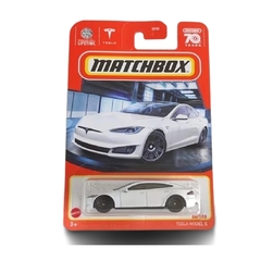 Matchbox Tesla Model S Branco 2024 86/100 Escala 1/64 7 cms na internet