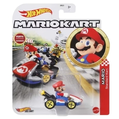 Hot Wheels Premium Mario Kart Mario Standard Kart 7 cms 1/64 - Hobby Motor